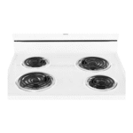 ⁦فرن كهربائي مايتاج,حلزوني,4عيون,ابيض - (4KMER7600AW)⁩ - الصورة ⁦4⁩