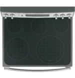 ⁦فرن كهربائي جنرال اليكتريك,سيراميك,5عيون,ستيل - (PCB907SP1FS)⁩ - الصورة ⁦3⁩