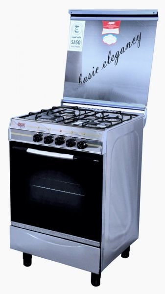 B4404S0000000.jpg فرن غاز بيسك,4عيون,55*55 سم,امان كامل,ستيل - (B4404S) - الصورة 1