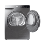 ⁦نشافة سامسونج بالمكثف , 8 كيلو, واي فاي , مضخة حرارية , انوكس - (DV80T7220BX,YL)⁩ - الصورة ⁦4⁩