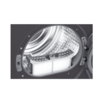 ⁦نشافة سامسونج بالمكثف , 8 كيلو, واي فاي , مضخة حرارية , انوكس - (DV80T7220BX,YL)⁩ - الصورة ⁦5⁩