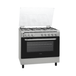 فرن غاز فيستل , 5 عيون, 60*90 سم , نوع موقد مينا , امان كامل , ستيل - (FG9E5086NX)