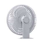 جيباس مروحة قابلة للشحن مع اضاءة ليلية , 8 بوصة , 3 ريش بلاستيك , 3 سرعات - (GF21157) - الصورة 4