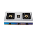 طباخ غاز طاولة جيباس , 3 عين , اشعال ذاتي , ستانلس ستيل - (GK6857)