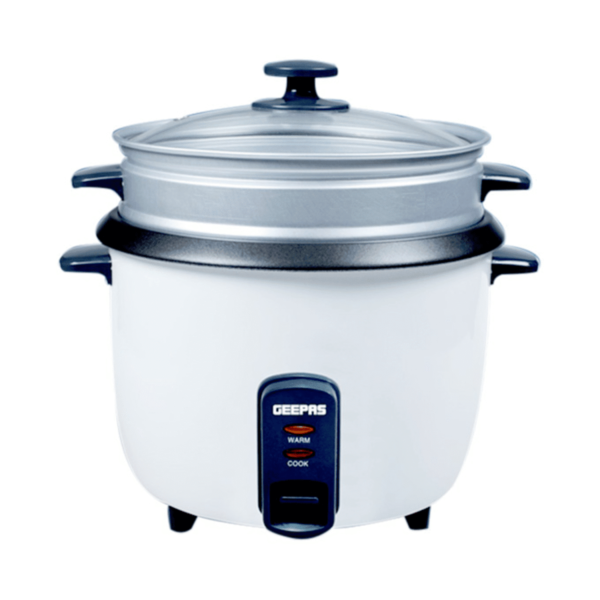 جيباس طاهي أرز كهربائية , 0.6 لتر,350 واط , ابيض - (GRC35011) - Image 1