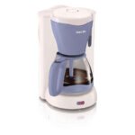 صانعة قهوة فيليبس,1.2لتر,10-15فنجان,1000وات,ابيض+بنفسجي - (HD756241)