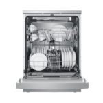 ⁦غسالة أطباق هاير , 13 مكان , 2 رف , 6 برامج , فضي - (HDWE13-281CSSA)⁩ - الصورة ⁦3⁩