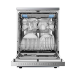 ⁦غسالة أطباق هاير , 15 مكان , 3 رف , 9 برامج , فضي - (HDWE15-283SCSA)⁩ - الصورة ⁦4⁩