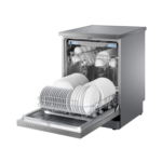 ⁦غسالة أطباق هاير , 15 مكان , 3 رف , 9 برامج , فضي - (HDWE15-283SCSA)⁩ - الصورة ⁦5⁩