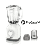 (HR2106,01) - خلاط فيليبس, 2 سرعه, 4 شفرات, مطحنة, ,1.5 ليتر, 400 وات