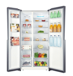 ثلاجة هاير, 19.80 قدم,مكعب , انفرتر, دولابي-2باب , فضي - (HRF-718DS) - الصورة 2