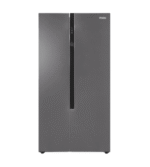 ثلاجة هاير, 19.80 قدم,مكعب , انفرتر, دولابي-2باب , فضي - (HRF-718DS)