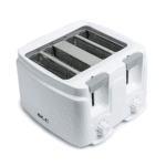 محمصة خبز كهربائية اي تي سي,4 شرائح ,يثبت على سطح المنضدة,1400وات , ابيض - (H-ST018)