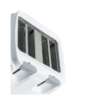 ⁦محمصة خبز كهربائية اي تي سي,4 شرائح ,يثبت على سطح المنضدة,1400وات , ابيض - (H-ST018)⁩ - الصورة ⁦2⁩