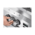 ⁦فرن غاز جليم جاز,5عيون,60*100 سم - 112لتر,امان كامل,مروحة,ستيل,شاشة ديجيتال(تحميل عالي) - (HT167GIFSMF)⁩ - الصورة ⁦4⁩