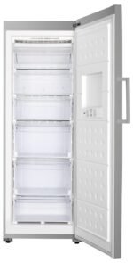 ⁦(HVF-260SS) - فريزر هاير عامودي (6 ادراج) 7.8 قدم,مكعب ابيض⁩ - الصورة ⁦2⁩