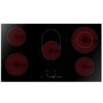 موقد بلت ان كهرباء ميديا,90سم,سيراميك,5 عين - (MCHV848)