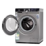 ⁦غسالة فول اوتومايك ميديا , تحميل امامي , انفرتر , 14 برنامج , 12كجم غسيل - 8كجم تنشيف , فضي - (MFK1280WDS)⁩ - الصورة ⁦2⁩