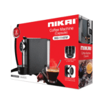 ⁦نيكاي ماكينة تحضير القهوة , كبسولات , 20 بار ضغط , 2 كوب , خزان 0.70 لتر , 960 وات - (NEMC288NC)⁩ - الصورة ⁦2⁩