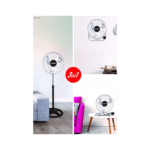 ⁦مروحة ستاند نيكاي , 16 بوصة , 3 شفرات ألومنيوم , 3 سرعات , 45 واط - (NIF1708A)⁩ - الصورة ⁦2⁩