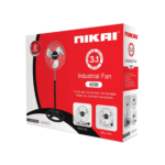 ⁦مروحة ستاند نيكاي , 16 بوصة , 3 شفرات ألومنيوم , 3 سرعات , 45 واط - (NIF1708A)⁩ - الصورة ⁦3⁩