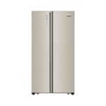 ثلاجة هايسنس دولابي , انفرتر , 17.90 قدم مكعب , بابين , ذهبي - (RCI72WG)