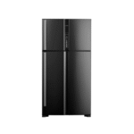 ثلاجة هيتاشى 21.20 قدم,مكعب 2 باب اسود - (R-V805PS1KV BBK)