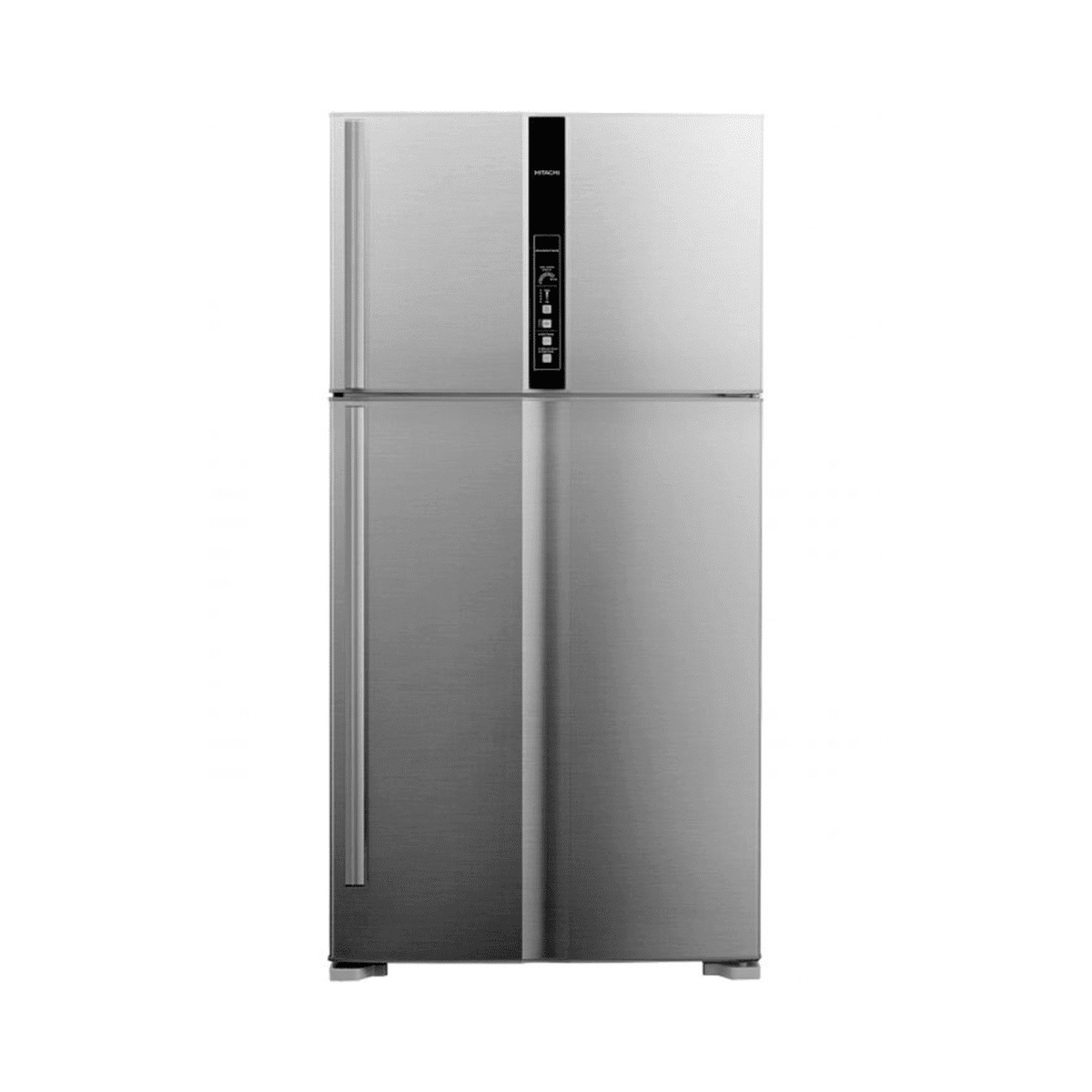 ثلاجة هيتاشى 24.73 قدم,مكعب 2 باب ستيل - (R-V905PS1KV BSL) - Image 1