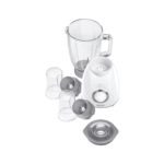 ⁦خلاط سينكور , زجاج , كسارة ثلج , 1.7 لتر , 4 شفرات , 6 سرعات , 500 وات - (SBL 5370WH)⁩ - الصورة ⁦8⁩