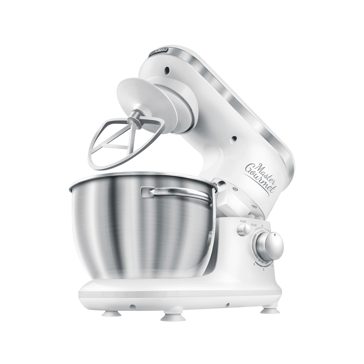 عجانة سينكور , وعاء 4 لتر, 6 سرعات , 600وات , ابيض - (STM 3620WH) - Image 4