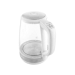 غلايه كهربائية زجاج سينكور , 2 لتر , 5 مستويات تسخين الكتروني , مؤشر ضوئي لمستويات الحرارة , 2200وات - (SWK 2190WH) - الصورة 3