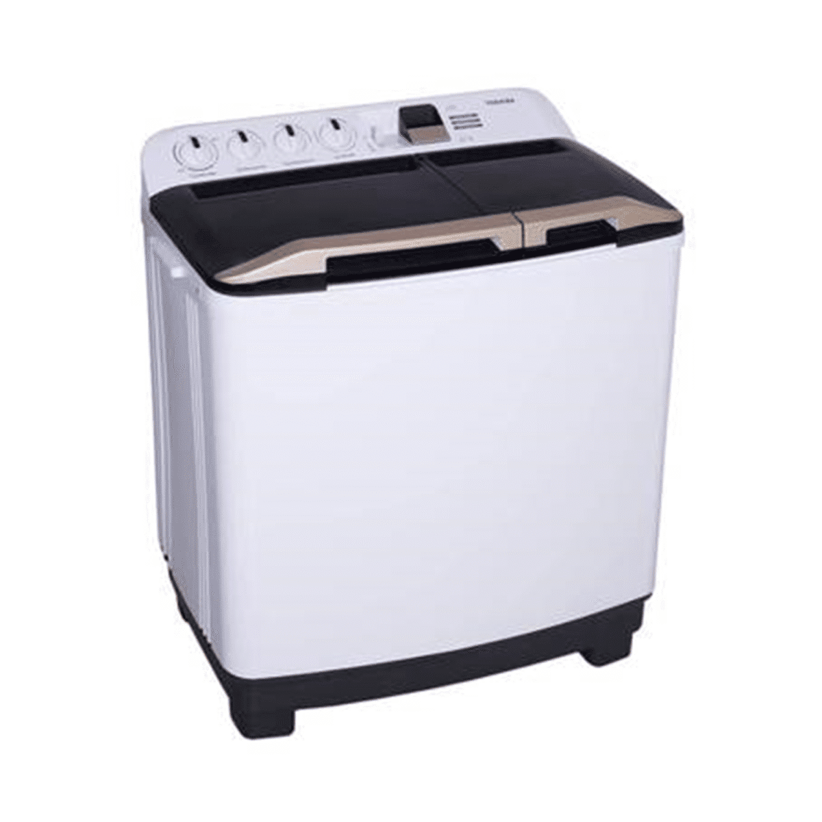 غسالة حوضين توشيبا,12كجم,ابيض - (VH-K130WBB) - Image 1
