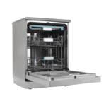 ⁦غسالة أطباق ميديا , انفرتر , 15 مكان , 8 برامج , فضي - (WQP15J7631AS)⁩ - الصورة ⁦3⁩