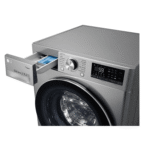 ⁦غسالة إل جي فول اوتوماتيك , تحميل أمامي , بخار, ماتور عاكس , واي فاي , 10.5 كجم - مجفف 7 كجم , فضي - (WSV1107XMT)⁩ - الصورة ⁦5⁩