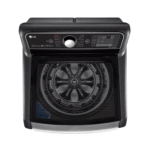 ⁦غسالة فول اوتومايك ال جي, 24كجم , تحميل علوي , واي فاي , بخار , 6 حركات غسيل , انفرتر , غسيل تربو , ستيل اسود - (WTR24HHB1)⁩ - الصورة ⁦5⁩