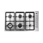 مسطح بلت ان غاز كلفيناتور, 90سم , 6 عيون غاز , قواعد حديد زهر - (KRBH-ASCLTPO-196X)