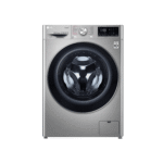 غسالة إل جي فول اوتوماتيك , تحميل أمامي , بخار, ماتور عاكس , واي فاي , 10.5 كجم - مجفف 7 كجم , فضي - (WSV1107XMT)