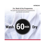 غسالة فول اوتومايك هيتاشى , تحميل امامي , 16 برنامج , 10.5 كجم غسيل ,7 كجم تجفيف, فضي- (‎‎BD-D1054HVOW) - Image 6