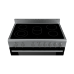 ⁦فرن غاز بوش كهرباء سيراميك,5عيون,90*60 سم,9 برامج ,ستيل - (HKJ190859M)⁩ - الصورة ⁦3⁩