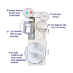 ⁦برادة ماء استاند سوبر جنرال , حار- بارد - (KSGL1171)⁩ - الصورة ⁦2⁩