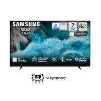 شاشة سامسونج كيوليد, 75بوصة, سمارت , تصميم إطار نحيف , 1يو اس بي , 3 اتش دي ام اي - QA75Q7FAAUXSA