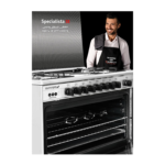 فرن (غاز+كهرباء) جليم جاز , 4 غاز + 2 كهرباء , مروحة , 60*90 سم , امان كامل , ستيل - (SE966GIFSMF) - Image 6