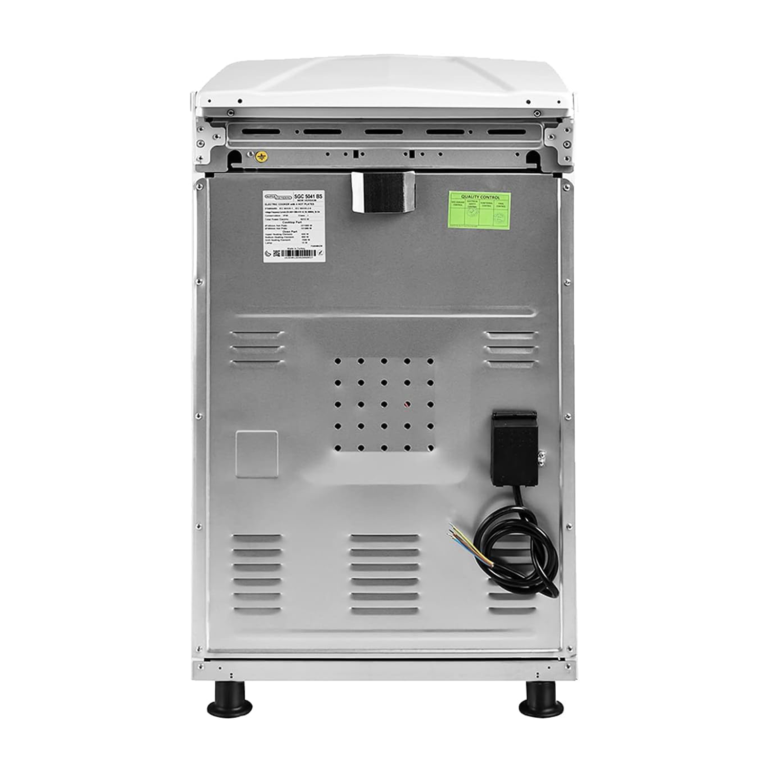 فرن كهرباء سوبر جنرال, 4 عيون , 50*50 سم , ابيض- (KSGC5041BS) - الصورة 8