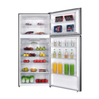 ⁦ثلاجة هاير , 22.4 قدم مكعب , 2 باب , فضي - (HRF-850NS)⁩ - الصورة ⁦2⁩