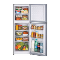 (NRF170N26S) - ثلاجة نيكاي , 4.9 قدم مكعب (138لتر) , 2 باب , فضي - Image 2