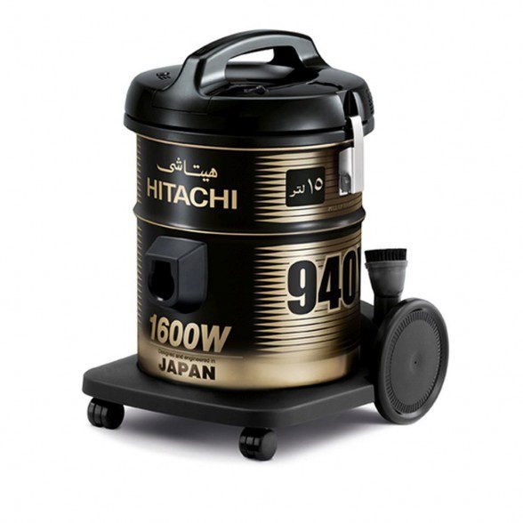 hitachi-vacuum-cleaner-drum-15ltr-1600w-cv-940y.jpg مكنسة هيتاشي,برميل,15لتر,1600وات - (CV-940Y) - Image 1